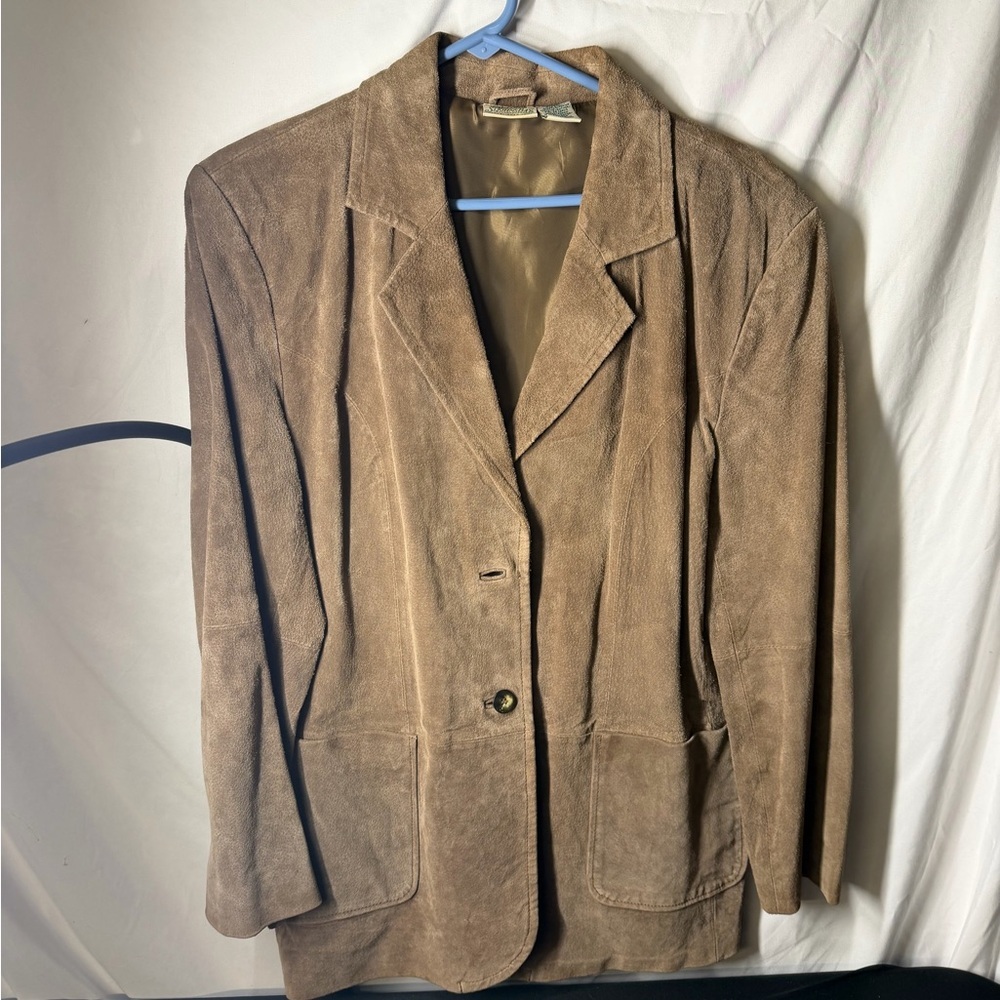 St. John's Bay Classic Brown suade Blazer
